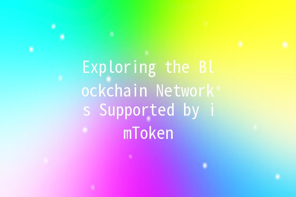 Exploring the Blockchain Networks Supported by imToken 🌐🚀